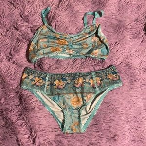 *2 Piece Set!  Like New Spell Seashell Bralette and Bloomers